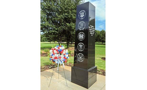 Veterans Memorial Park memorial. Photo/Submitted.